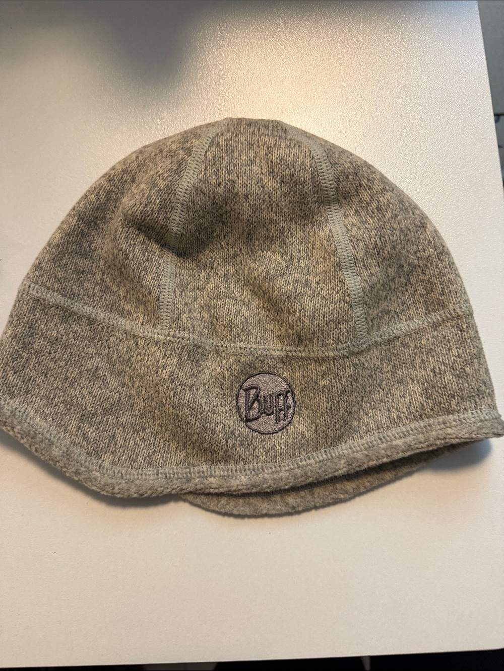 Buff Men's Knit Beanie Hat in Heather Gray